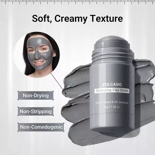 🔥 BUY 1 GET 1 FREE! 🎁！！！🌋 Volcanic Clay Mask Stick – Deep Pore Cleansing, Oil Control & Creamy, Mess-Free Application ✨