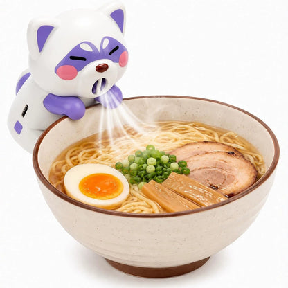 Cute Panda Clip-On Food Cooling Fan – Hands-Free Mini Fan for Hot Coffee, Tea, Soup, Noodles & Baby Food