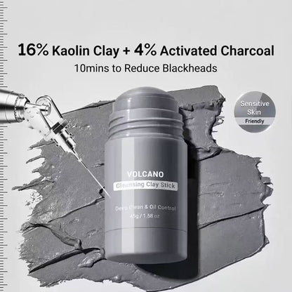🔥 BUY 1 GET 1 FREE! 🎁！！！🌋 Volcanic Clay Mask Stick – Deep Pore Cleansing, Oil Control & Creamy, Mess-Free Application ✨