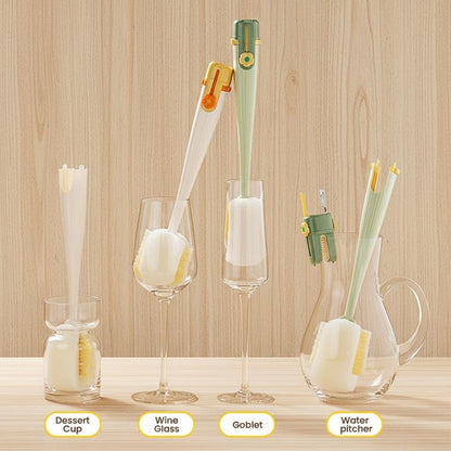 5-in-1 Bottle & Straw Cleaning Brush – Multifunctional Tool for Bottles, Cups, Straws