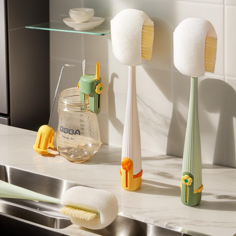 5-in-1 Bottle & Straw Cleaning Brush – Multifunctional Tool for Bottles, Cups, Straws