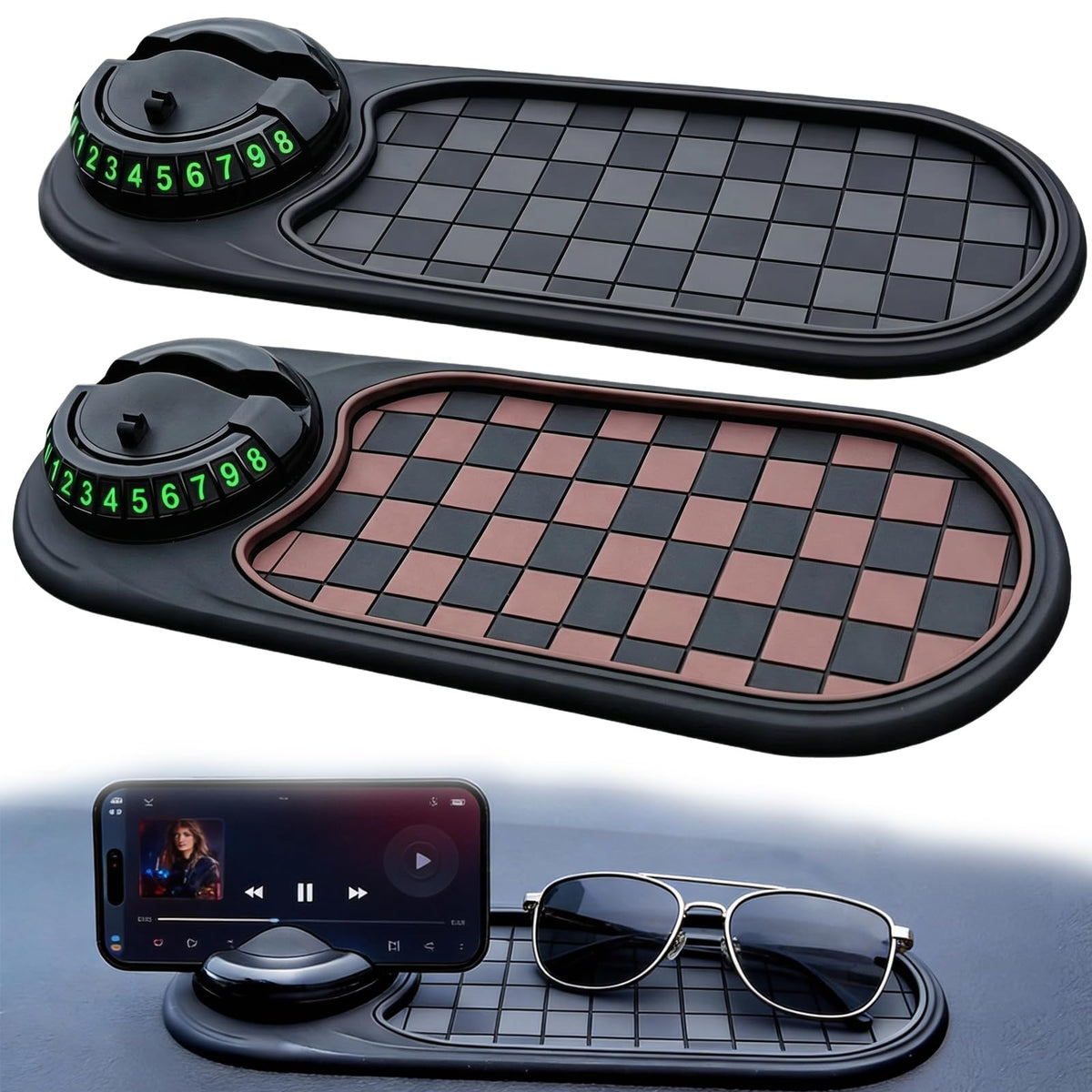 🚗 Multifunctional Non-Slip Car Dashboard Mat