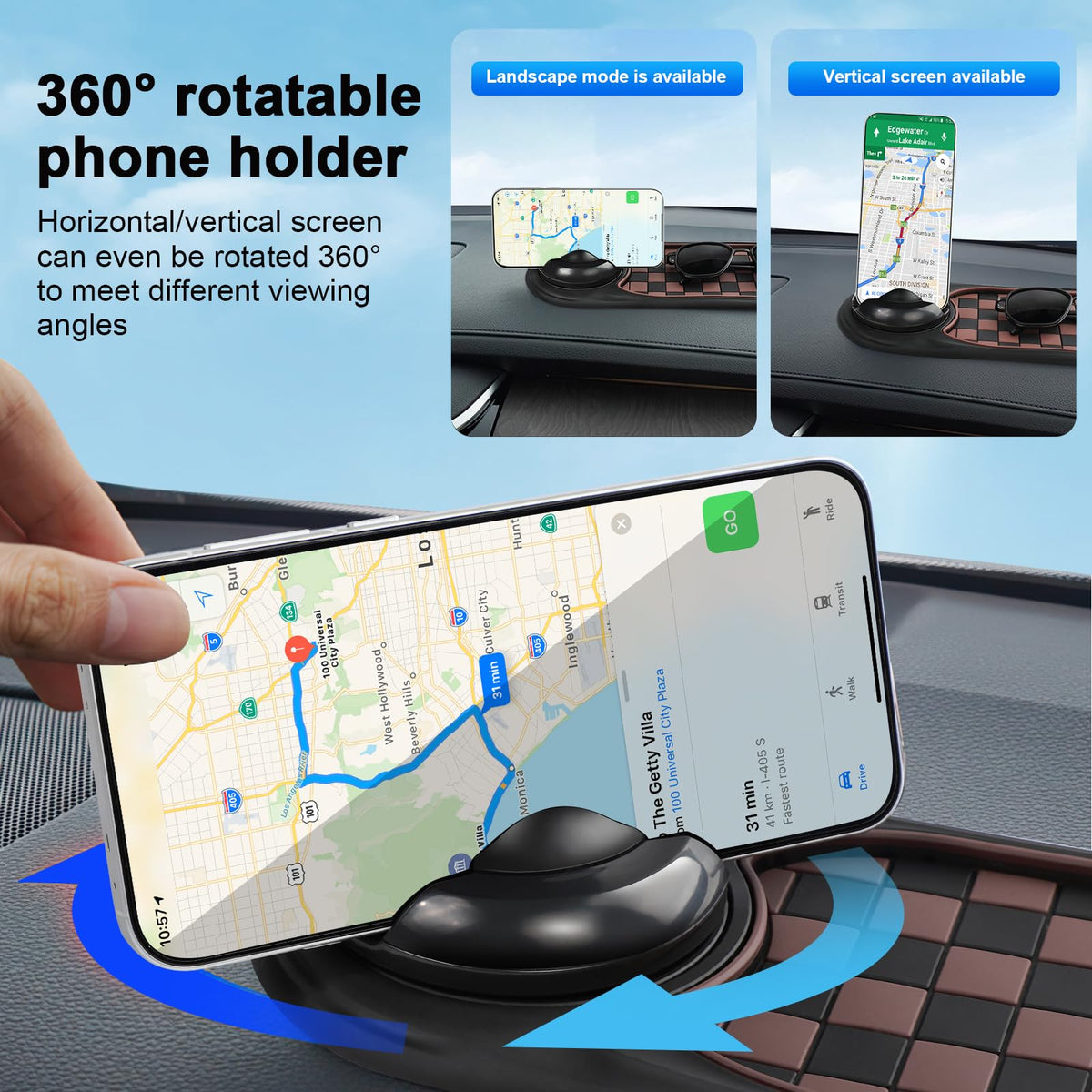 🚗 Multifunctional Non-Slip Car Dashboard Mat