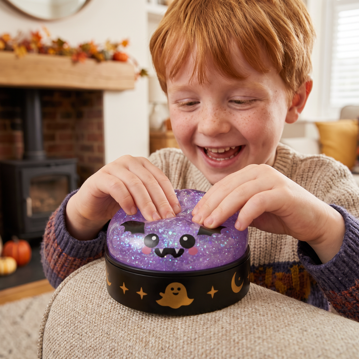 🎃 Halloween Dumpling Squishy Toys 👻 Cute & Spooky Stress Relief Fidget Toys 💜