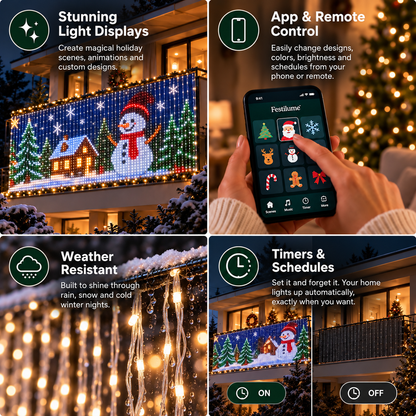 🎄🎃 Smart Animated Holiday Lights ✨ | Christmas, Halloween & Parties