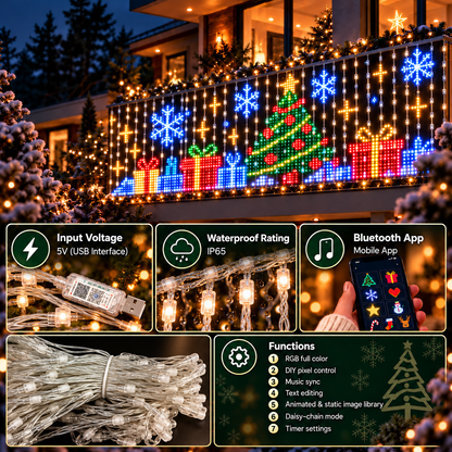 🎄🎃 Smart Animated Holiday Lights ✨ | Christmas, Halloween & Parties