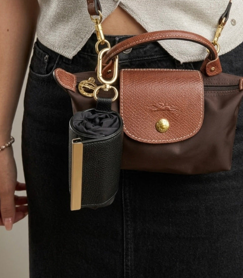 2-in-1 Foldable Tote Bag – Compact Keychain Shopping Bag, Lightweight & Reusable
