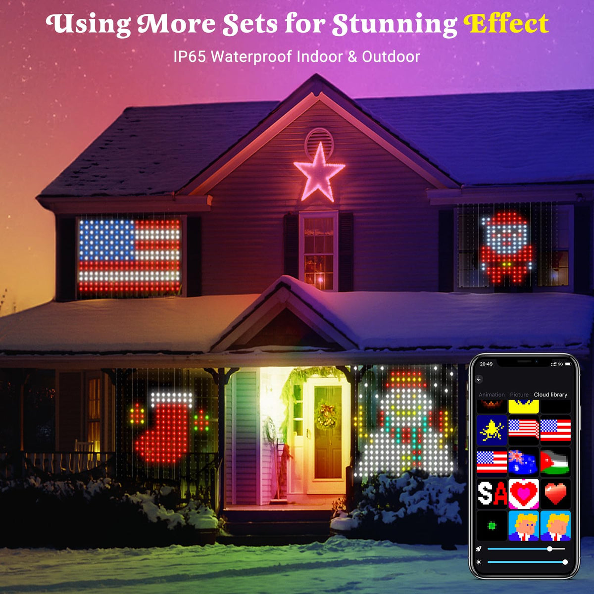 🎄🎃 Smart Animated Holiday Lights ✨ | Christmas, Halloween & Parties