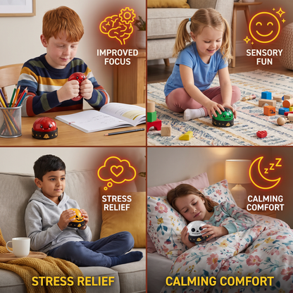 🎃 Halloween Dumpling Squishy Toys 👻 Cute & Spooky Stress Relief Fidget Toys 💜