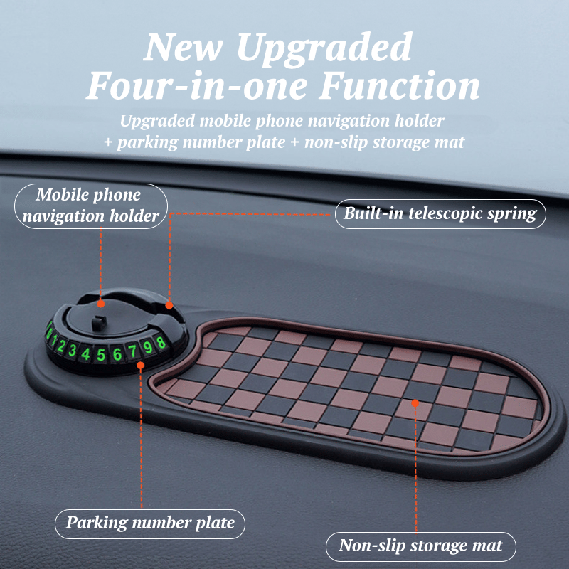 🚗 Multifunctional Non-Slip Car Dashboard Mat